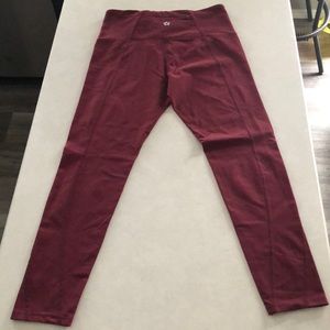 Tuff Athletics Leggings - Burgundy